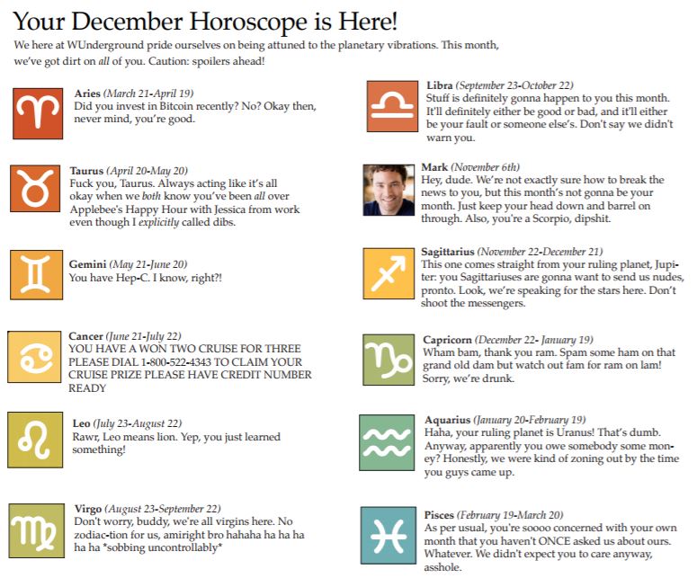 december horoscope